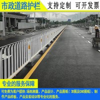 陽江馬路人車鍍鋅隔離欄 京式護欄現(xiàn)貨 湛江方通道路交通防撞欄